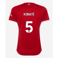 Dres Liverpool Ibrahima Konate #5 Domaci za Žensko 2023-24 Kratak Rukav